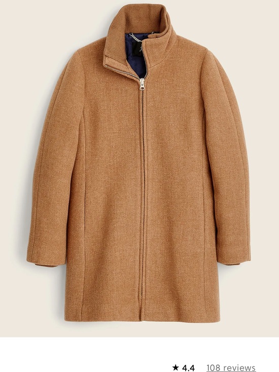 J. Crew Jackets & Blazers - J. Crew Lodge Coat in Italian stadium- cloth wool. Quilted Lined